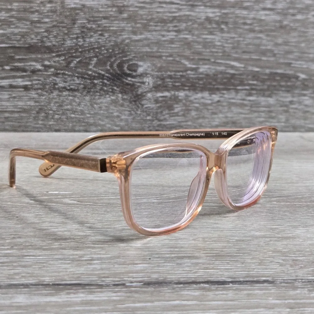 Coach HC6143 5661 Transparent Champagne Full Rim Womens Eyeglass Frame only